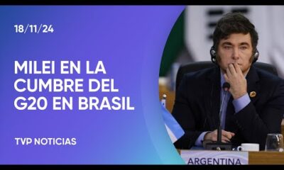 Javier Milei en la Cumbre del G20 en Río de Janeiro