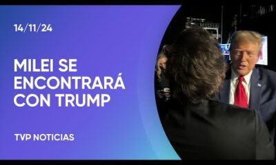 Javier Milei se verá esta noche con Donald Trump