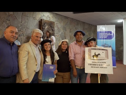 Jésica Garay, presidenta de la Agrupación Tierra Gaucha de Desaguadero