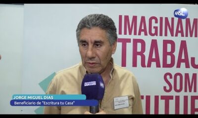 Jorge Miguel Dias, beneficiario de “Escritura tu Casa”