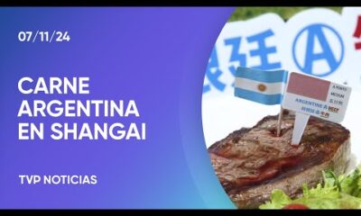 La carne argentina está presente en la CIIE 2024 en China