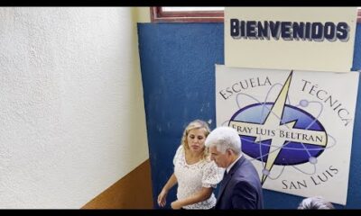 La comunidad de la escuela ‘Fray Luis Beltrán’ recibió la visita del Gobernador