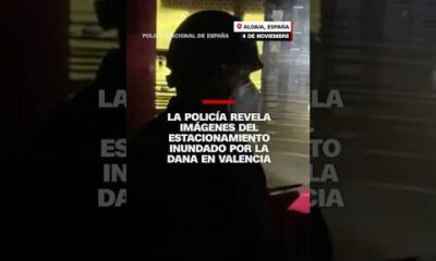 La Policía revela imágenes del estacionamiento inundado por la DANA en Valencia