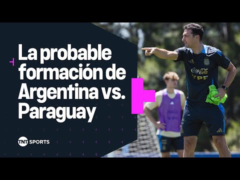 La probable formación de #Argentina vs. Paraguay La probable formación de #Argentina vs. Paraguay