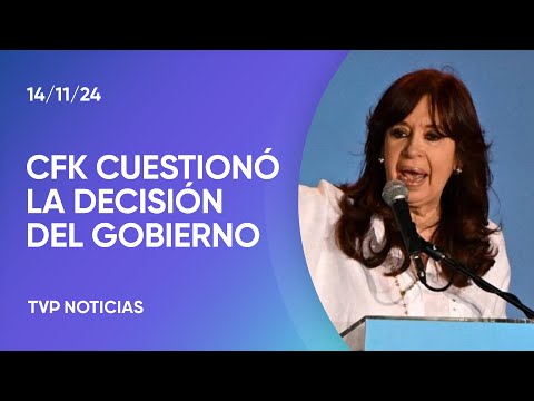 La respuesta de CFK a Milei luego de que le quitara su jubilación La respuesta de CFK a Milei luego de que le quitara su jubilación