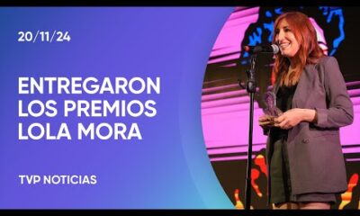 Las ganadoras de los premios Lola Mora