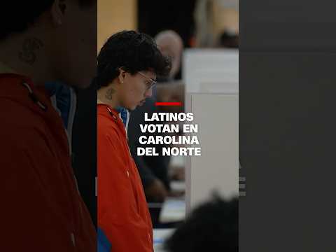 Latinos votan en Carolina del Norte en las #elecciones2024 de EE.UU.