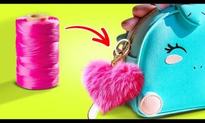 LLAVERO HECHO EN CASA DIY 💖 ACCESORIOS DE MODA A PARTIR DE MATERIALES DE DESECHO