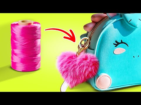 LLAVERO HECHO EN CASA DIY 💖 ACCESORIOS DE MODA A PARTIR DE MATERIALES DE DESECHO