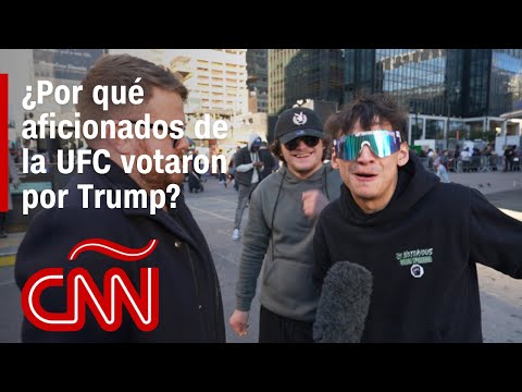 Los fans jóvenes a la UFC explican a CNN por qué les gusta Donald Trump