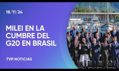 Los líderes del G20 en la foto de familia en Río de Janeiro