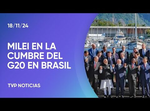 Los líderes del G20 en la foto de familia en Río de Janeiro