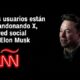 Los usuarios están abandonando X, la red social de Elon Musk