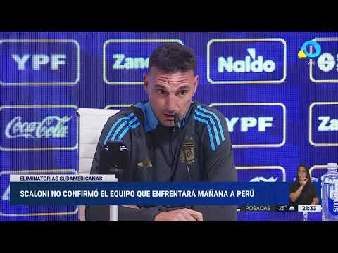 Mañana, juega la Scaloneta ante Perú Mañana, juega la Scaloneta ante Perú