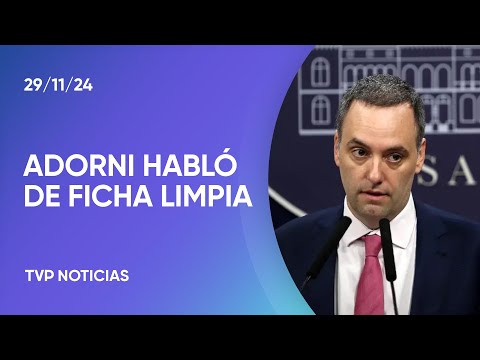 Manuel Adorni: “No hacemos acuerdos con la corrupción” Manuel Adorni: “No hacemos acuerdos con la corrupción”