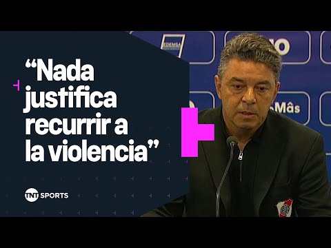 Marcelo #Gallardo: “Nada justifica recurrir a la violencia” Marcelo #Gallardo: “Nada justifica recurrir a la violencia”