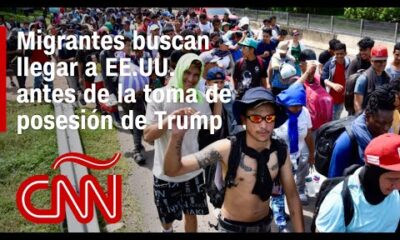 Migrantes buscan llegar a EE.UU. antes de que comience el segundo mandato de Trump