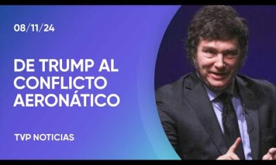 Milei y dos temas clave: el conflicto aeronáutico y el futuro de Argentina tras el triunfo de Trump