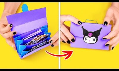 MONEDERO DE PAPEL DIY ADORABLE 😍 IDEAS DE MANUALIDADES CON CARTÓN Y PAPEL