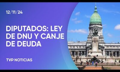 Negociación en Diputados: debaten cambios en la ley de DNU y el canje de deuda