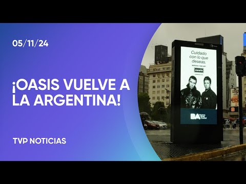 ¡Oasis vuelve a la Argentina!
