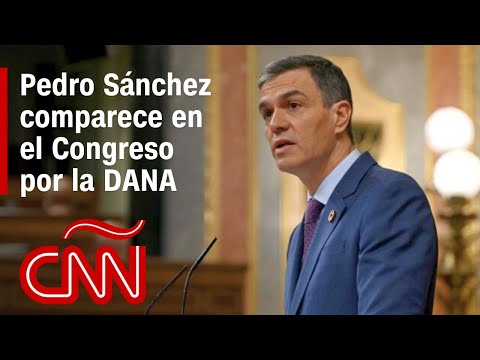 Pedro Sánchez defiende en el Congreso la gestión del Gobierno español por la DANA