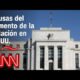 ¿Por qué está aumentando la inflación en EE.UU.?