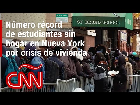 Registran un número récord de estudiantes sin hogar en Nueva York por la crisis de vivienda