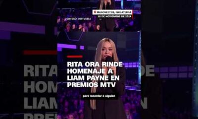 Rita Ora rinde homenaje a Liam Payne en los MTV Europe Music Awards