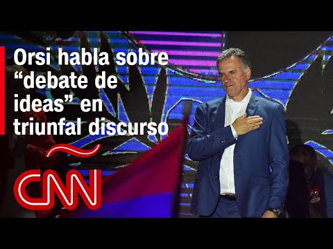 Triunfa una vez más el país de la libertad”, Orsi habla tras Delgado reconocerle su victoria
