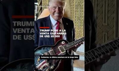 Trump pone a la venta guitarras de US$ 10.000