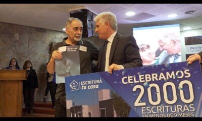 Vicente Rodriguez, Beneficiario N° 2000 de Escritura tu casa