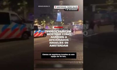 Videos parecen mostrar cómo agraden a aficionados israelíes en Amsterdam