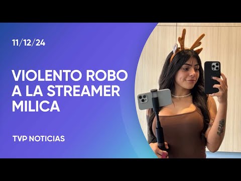 A la streamer Milica le robaron en un vivo A la streamer Milica le robaron en un vivo