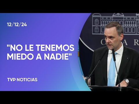Adorni: “Nos interesa depurar de corruptos el Congreso nacional” Adorni: “Nos interesa depurar de corruptos el Congreso nacional”