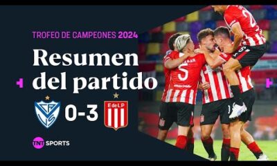 Â¡ESTUDIANTES SE QUEDÃ CON EL TROFEO DE CAMPEONES ANTE VÃLEZ! | #Velez 0-3 #Estudiantes | Resumen