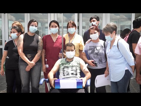 Alicia Cruceño, hermana del paciente trasplantado