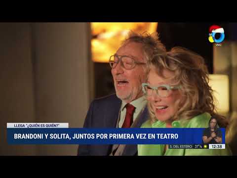 Brandoni y Solita, juntos en el teatro Brandoni y Solita, juntos en el teatro