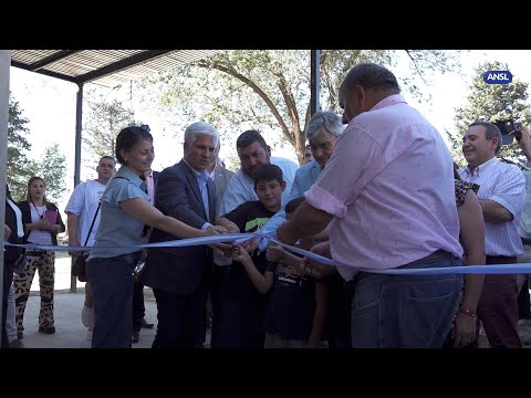 Claudio Poggi participa de la inauguración de una planta de derivados lácteos en Tilisarao