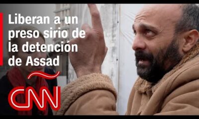 CNN capta el momento de la liberación de un hombre de una prisión siria