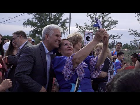 Concarán avanza en sus planes de alumbrado público y renovación del acceso principal Concarán avanza en sus planes de alumbrado público y renovación del acceso principal