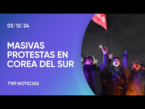 Crisis en Corea del Sur: dan marcha atrás con la ley marcial