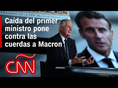 Crisis política en Francia: caída del primer ministro pone contra las cuerdas a Macron