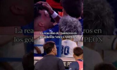 DESAHOGO TOTAL â½âªðµ AsÃ­ celebrÃ³ Gustavo Quinteros los goles de VÃ©lez ante HuracÃ¡n