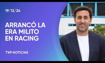 Diego Milito asumió la presidencia de Racing: “Comineza un gran cambio”