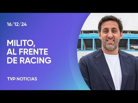 Diego Milito es el nuevo presidente de Racing Club Diego Milito es el nuevo presidente de Racing Club