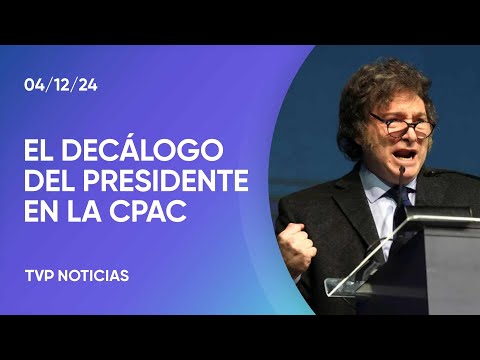 Discurso completo de Javier Milei en la CPAC