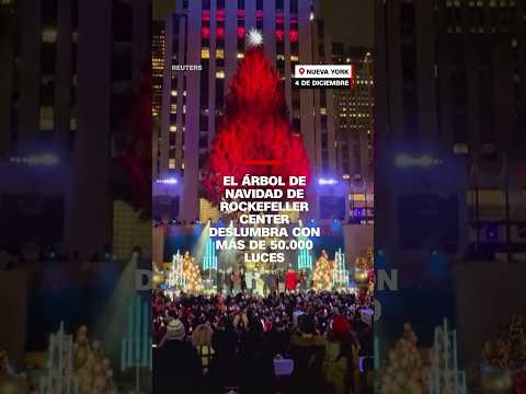 El árbol de Navidad de Rockefeller Center deslumbra con más de 50.000 luces El árbol de Navidad de Rockefeller Center deslumbra con más de 50.000 luces