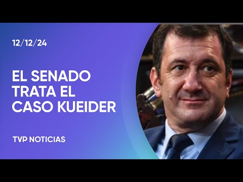El Senado ya trata el caso Kueider y se sumó un pedido de desafuero de la Justicia argentina