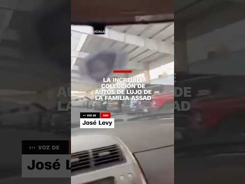 Esta era la increíble colección de autos de lujo de la familia Assad en Siria